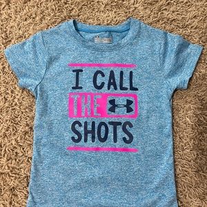 Under Armour girls tee size 4